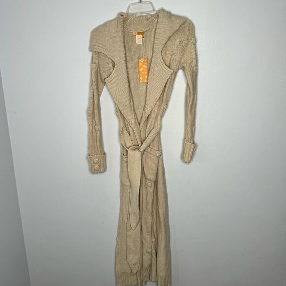 Tulle cream cardigan duster size XS - Picture 1 of 5